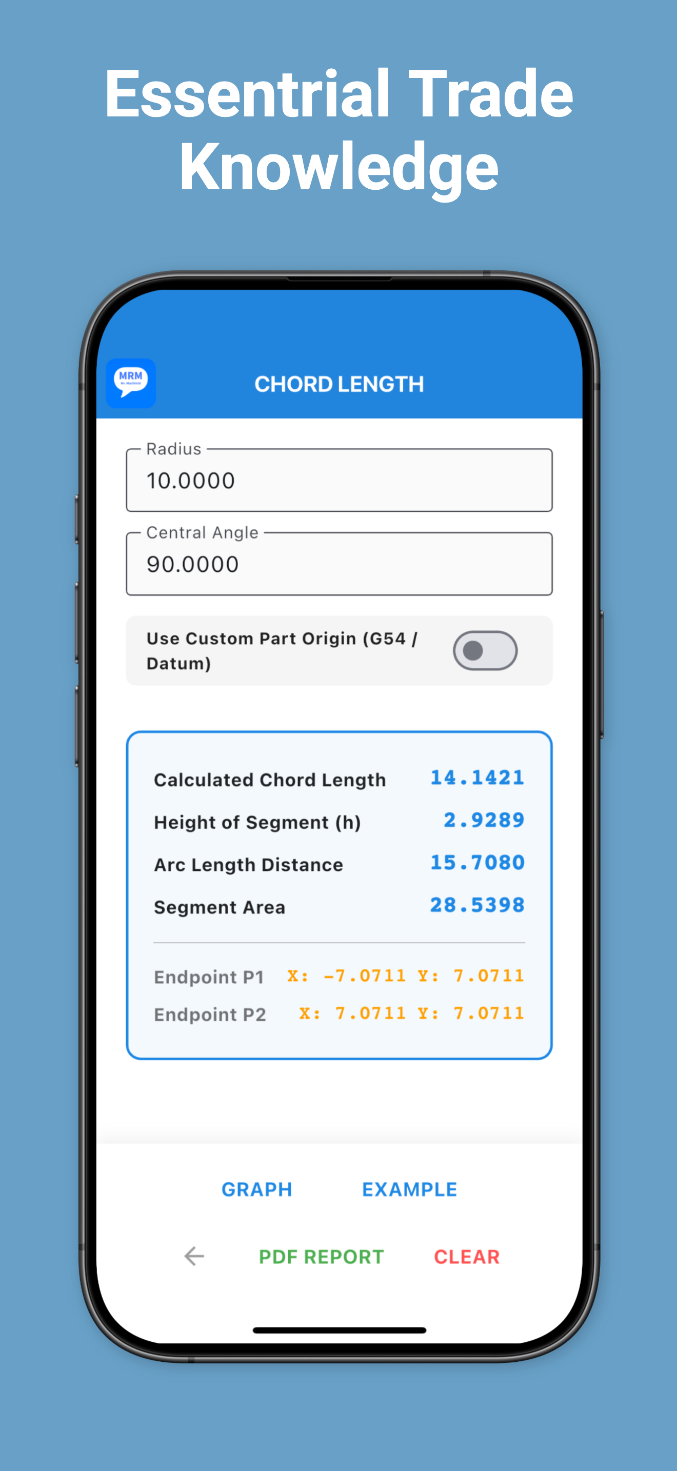 Circle & Line Geometry Screenshot
